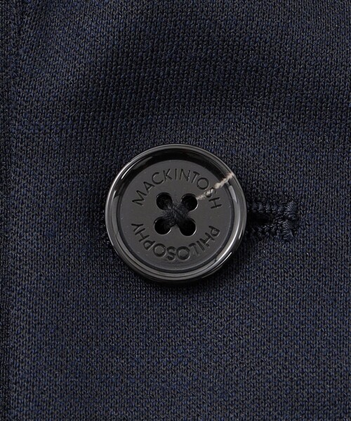 MACKINTOSH PHILOSOPHY(マッキントッシュ フィロソフィー)の「テーラードジャージー ジャケット 24G梳毛ジャージー(テーラードジャケット・メンズ・ブラック/ダークネイビー・36/40/38/42)」の6枚目の写真
