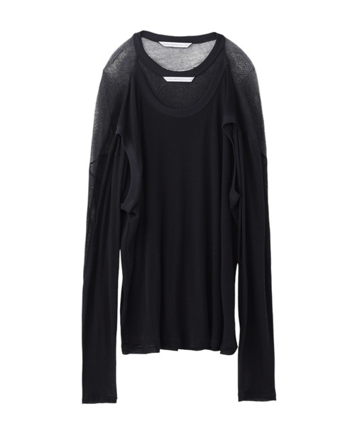 トップス MESH LAYERED TOP セール】MESH LAYERED TOP（Tシャツ/カットソー）｜JOHN