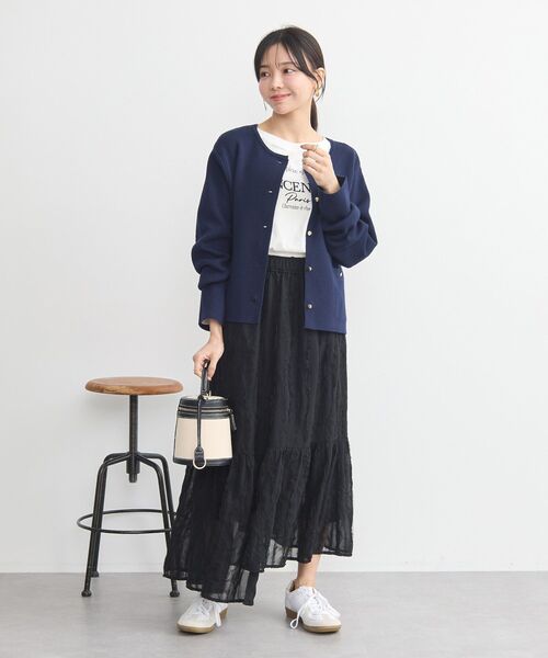 ARTS＆SCIENCE ポケット付きカーディガン ARTS＆SCIENCE ポケット付きカーディガン Front pocket middle