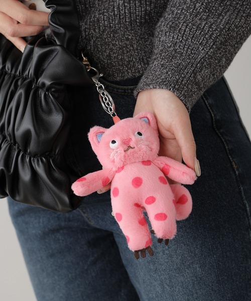 チャーム｜女の味方♡｜宝石質ルビーなど使用のねこるご×レインボーサンストーンなど チャーム｜女の味方♡｜宝石質ルビーなど使用のねこるご