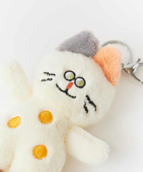 専用♡NO.2500☆ぐで猫 ツギハギ猫 雪 キーホルダー つばきねこ キーホルダー | たゆたう。