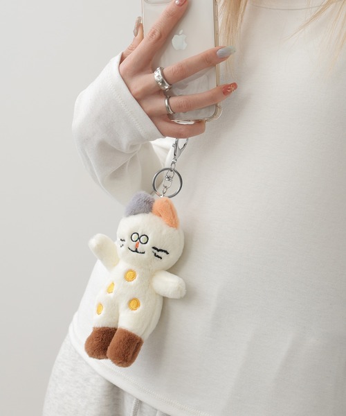 セール】猫 チャーム キーホルダー（キーホルダー）｜ROOPTOKYO