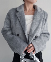 esutoreja（エストレジャ）の「ショートシャギージャケット（その他アウター）」