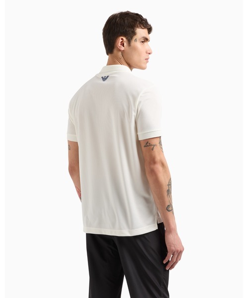 EMPORIO ARMANI EA7（エンポリオアルマーニイーエーセブン）の「【エンポリオ アルマーニ EA7】Tennis Pro ポロシャツ VENTUS7テクニカルファブリック（ポロシャツ・メンズ・ネイビー系/ラベンダー/ホワイト系・MEDIUM/LARGE/SMALL/X-LARGE/XX-LARGE/X-SMALL）」の5枚目の写真