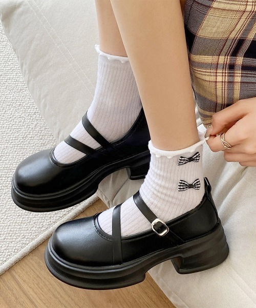 セール】厚底ローファー レディース 美脚（ローファー