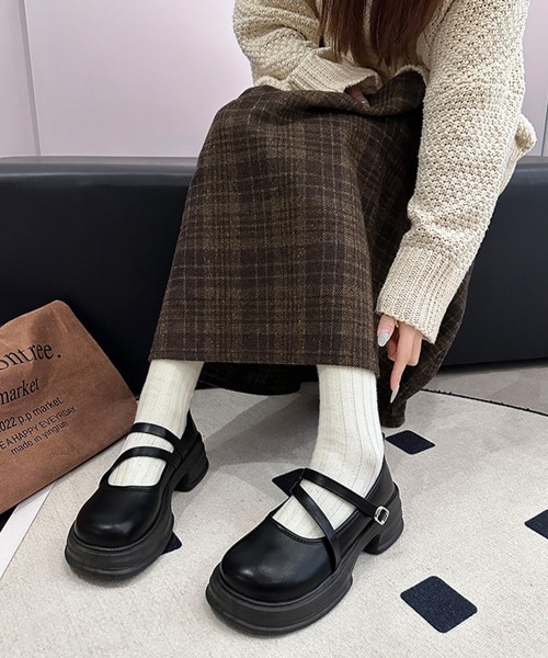 Miniministore(ミニミニストア)の「厚底ローファー レディース 美脚(ローファー・レディース・ブラウン/ブラック・22.5cm/23.0cm/23.5cm/24.0cm/24.5cm/25.0cm)」の6枚目の写真