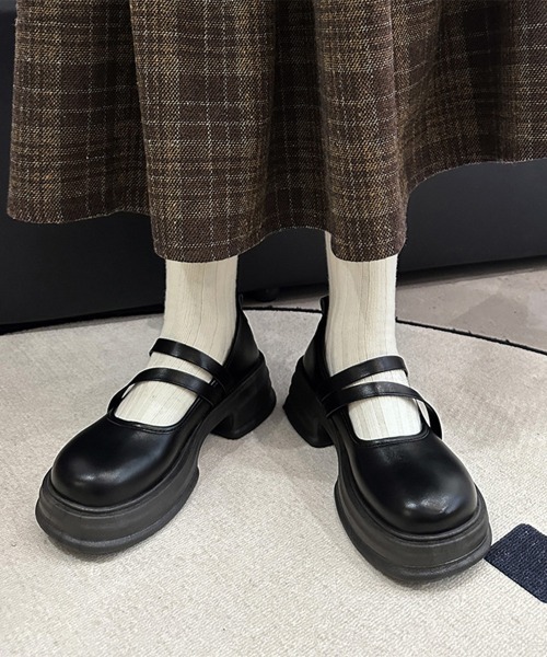 Miniministore(ミニミニストア)の「厚底ローファー レディース 美脚(ローファー・レディース・ブラウン/ブラック・22.5cm/23.0cm/23.5cm/24.0cm/24.5cm/25.0cm)」の7枚目の写真