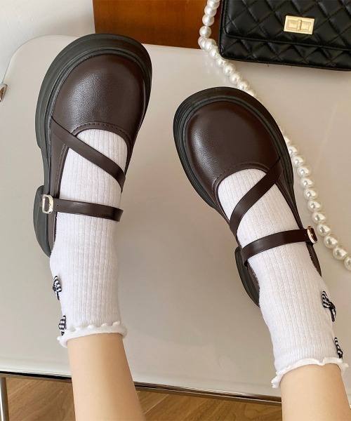 Miniministore(ミニミニストア)の「厚底ローファー レディース 美脚(ローファー・レディース・ブラウン/ブラック・22.5cm/23.0cm/23.5cm/24.0cm/24.5cm/25.0cm)」の11枚目の写真