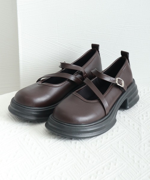 Miniministore(ミニミニストア)の「厚底ローファー レディース 美脚(ローファー・レディース・ブラウン/ブラック・22.5cm/23.0cm/23.5cm/24.0cm/24.5cm/25.0cm)」の17枚目の写真