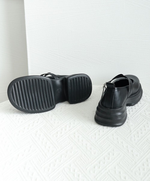 Miniministore(ミニミニストア)の「厚底ローファー レディース 美脚(ローファー・レディース・ブラウン/ブラック・22.5cm/23.0cm/23.5cm/24.0cm/24.5cm/25.0cm)」の21枚目の写真