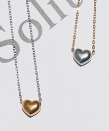 ECLAM（クラム）の「<ステンレス>バイカラーハートネックレス（ネックレス）」