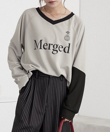 ゲームデザイン配色ビッグラグランメッシュロンTライトグレー