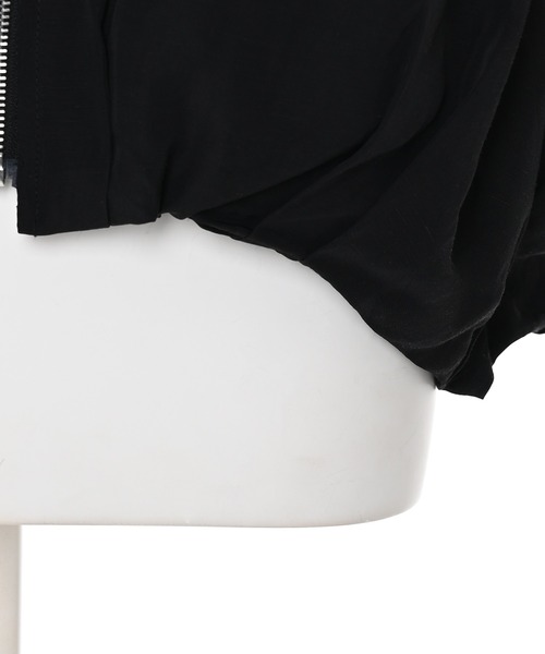 Narcissus（ナルシス）の「【WEB限定】フレンチブルゾンジャケット（ベスト・レディース・ブラック/ホワイト・FREE）」の19枚目の写真