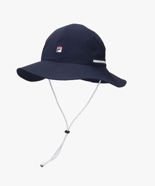 FILA(フィラ)の「FILA WATER REPELLENT METRO HAT / フィラ(ハット・レディース・ネイビー/ホワイト・58cm)」の2枚目の写真