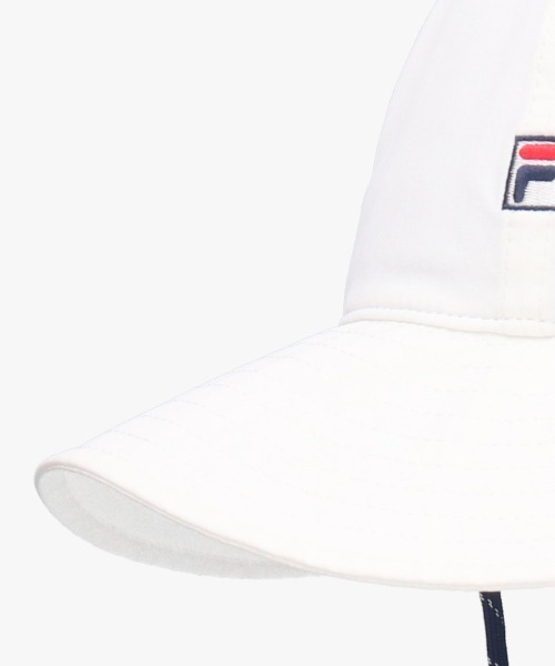 FILA(フィラ)の「FILA WATER REPELLENT METRO HAT / フィラ(ハット・レディース・ネイビー/ホワイト・58cm)」の9枚目の写真