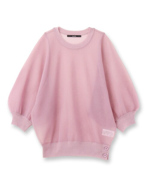 セール】【Munich】シアーパフスリーブプルオーバー（Tシャツ