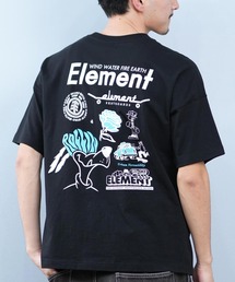 ELEMENT | ELEMENT/エレメント 半袖Tシャツ バックプリント オーバーサイズ BF021-203(Tシャツ/カットソー)