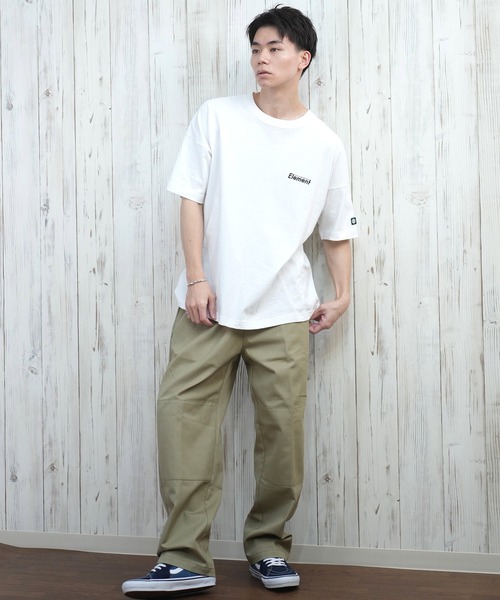 ELEMENT(エレメント)の「ELEMENT/エレメント 半袖Tシャツ バックプリント オーバーサイズ BF021-203(Tシャツ/カットソー・メンズ・ホワイト/イエロー×グレー/ブラック・XL/L/M)」の7枚目の写真