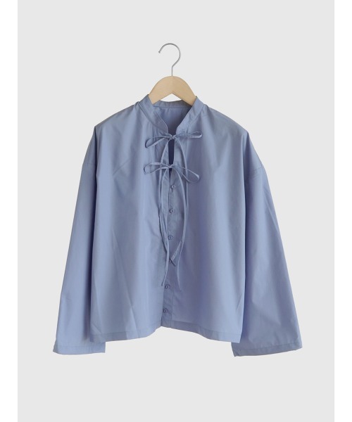 FIKA.(フィーカ)の「Ribbon skipper blouse(シャツ/ブラウス・レディース・ホワイト/ライトブルー・MEDIUM)」の12枚目の写真