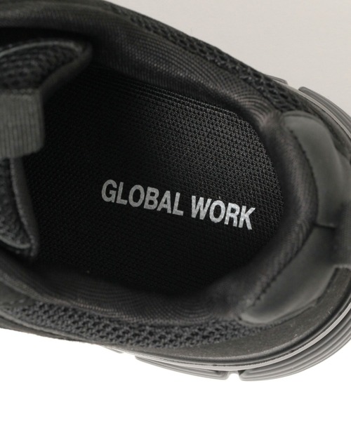 GLOBAL WORK(グローバルワーク)の「エアかる配色スニーカー/290673(スニーカー・レディース・アイボリー/ベージュ/ブラック・MEDIUM/LARGE)」の14枚目の写真