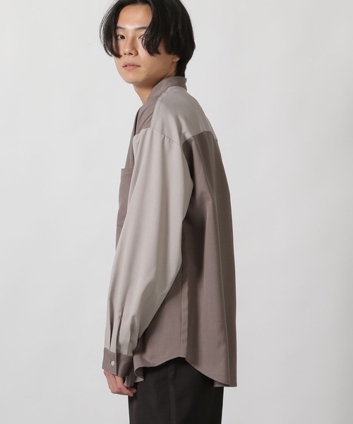 LAKOLE（ラコレ）の「DRYバンドクレイジーシャツ / 289681（シャツ/ブラウス・メンズ・ブラック/ブルー/サンドグレー・MEDIUM/LARGE）」の9枚目の写真