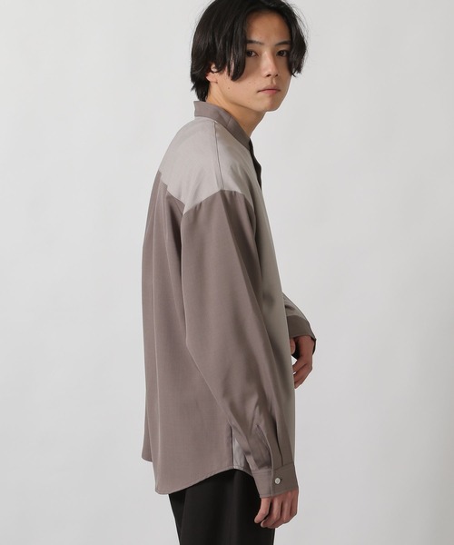 LAKOLE（ラコレ）の「DRYバンドクレイジーシャツ / 289681（シャツ/ブラウス・メンズ・ブラック/ブルー/サンドグレー・MEDIUM/LARGE）」の11枚目の写真
