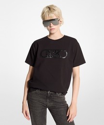 クロコダイル エンボス エンパイア ロゴ コットン Tシャツ