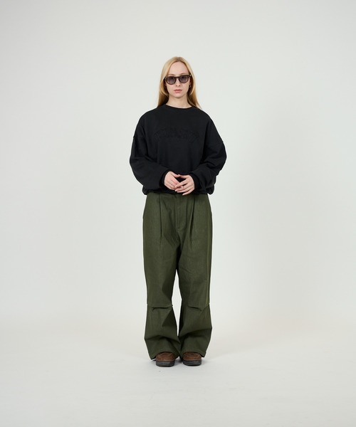 CIASU（シアス）の「ヴィンテージカレッジスウェット（スウェット・メンズ・ブラック/グレー/チャコールグレー/ブラウン/オレンジ・MEDIUM/LARGE）」の14枚目の写真