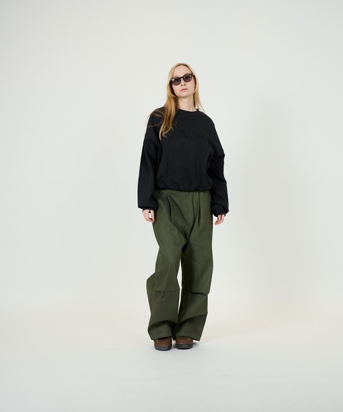 CIASU（シアス）の「ヴィンテージカレッジスウェット（スウェット・メンズ・ブラック/グレー/チャコールグレー/ブラウン/オレンジ・MEDIUM/LARGE）」の13枚目の写真