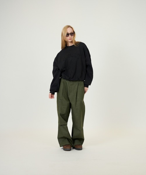 CIASU（シアス）の「ヴィンテージカレッジスウェット（スウェット・メンズ・ブラック/グレー/チャコールグレー/ブラウン/オレンジ・MEDIUM/LARGE）」の12枚目の写真