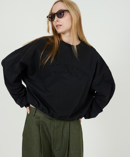 CIASU（シアス）の「ヴィンテージカレッジスウェット（スウェット・メンズ・ブラック/グレー/チャコールグレー/ブラウン/オレンジ・MEDIUM/LARGE）」の9枚目の写真