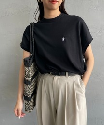 [GYMPHLEX/ジムフレックス] ワンポイントロゴ刺繍 ノースリーブカットソー