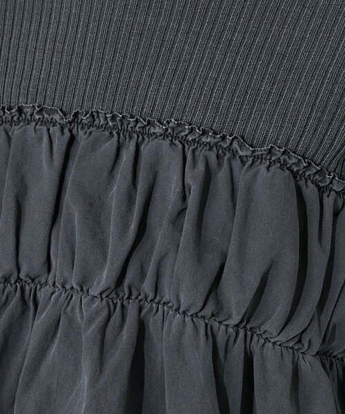 FREAK'S STORE（フリークスストア）の「アーミーリブ コンビ ピグメントロンT/ドッキングカットソー（Tシャツ/カットソー・レディース・パープル/ナチュラル/チャコールグレー・ﾌﾘ-）」の11枚目の写真