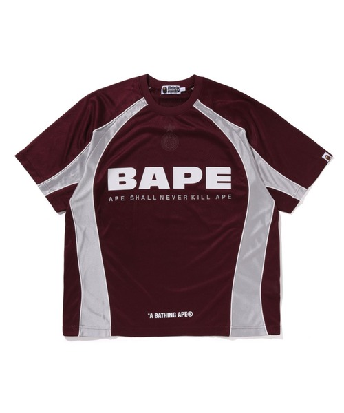 SOLID CAMO JACQUARD MULTILOGO RELAXED FIT FOOTBALL JERSEY M（T