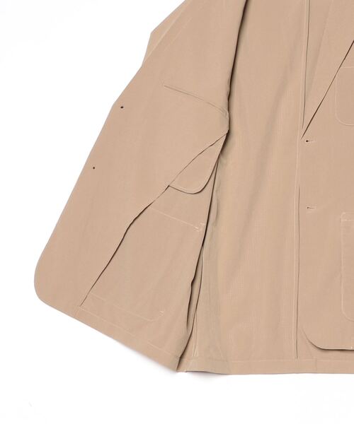 NANO universe（ナノユニバース）の「「HOTEL PALACE」オテルパラス 2つボタンアスレチックテックジャケット（テーラードジャケット・メンズ・ブラック/ベージュ・M/L）」の18枚目の写真