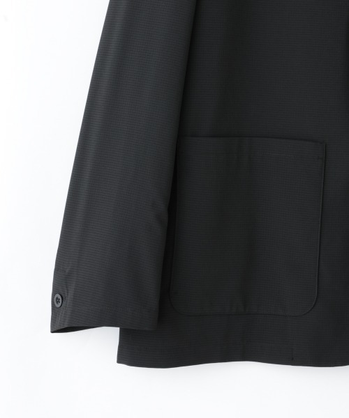 NANO universe（ナノユニバース）の「「HOTEL PALACE」オテルパラス 2つボタンアスレチックテックジャケット（テーラードジャケット・メンズ・ブラック/ベージュ・M/L）」の14枚目の写真