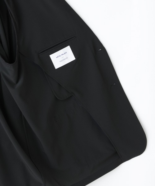 NANO universe（ナノユニバース）の「「HOTEL PALACE」オテルパラス 2つボタンアスレチックテックジャケット（テーラードジャケット・メンズ・ブラック/ベージュ・M/L）」の15枚目の写真