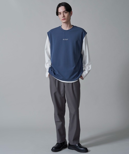 BROWNY（ブラウニー）の「BROWNY/カルゼアンサンブルベスト（アンサンブル・メンズ・チャコール/ブルー・MEDIUM/LARGE）」の18枚目の写真