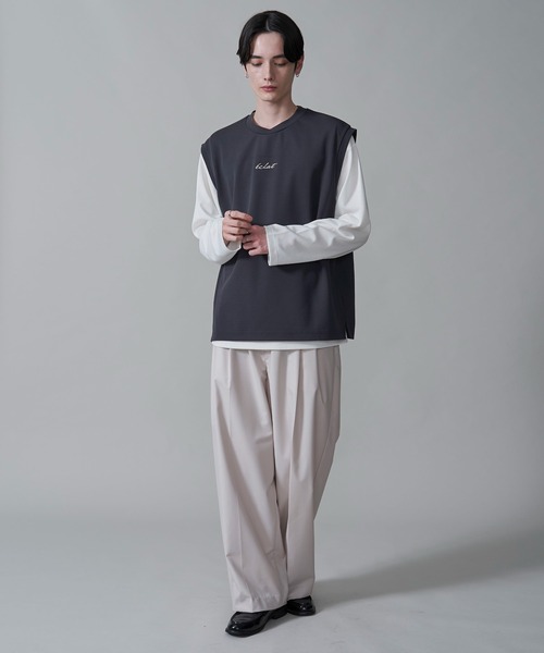 BROWNY（ブラウニー）の「BROWNY/カルゼアンサンブルベスト（アンサンブル・メンズ・チャコール/ブルー・MEDIUM/LARGE）」の17枚目の写真