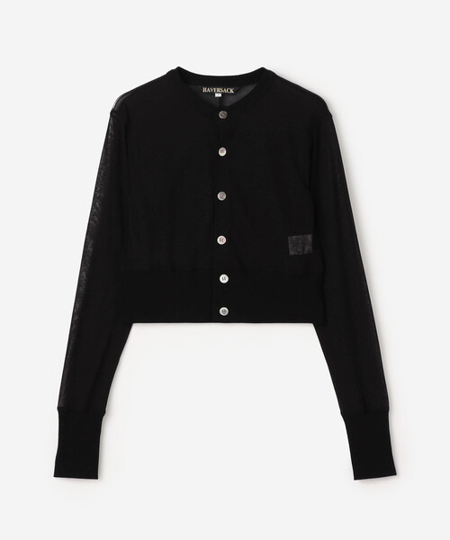 HAVERSACK | シアー天竺 クルーネックカーディガン WOMEN HAVERSACK | シアー天竺 クルーネックカーディガン WOMEN セール