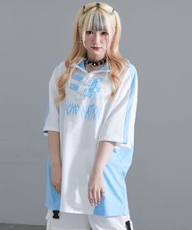 『PSYCHO NATION/サイコネーション』切り替えハーフZIP TEE
