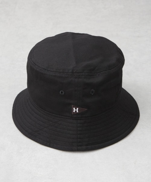 Healthknit(ヘルスニット)の「Healthknit/別注 ツイルペナント刺繍ハット(ハット・メンズ・ブラック/ネイビー/その他1・FREE)」の11枚目の写真