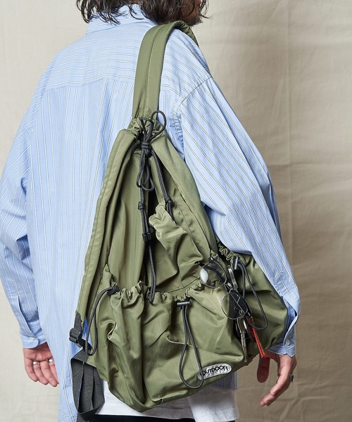 OUTDOOR PRODUCTS/ 別注 ナイロンドロストバッグ セール】OUTDOOR PRODUCTS/アウトドアプロダクツ 別注 ナイロン
