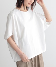 n'OrLABEL | 【吸湿冷感】ひんやりドルマン5分袖カットソー(Tシャツ/カットソー)