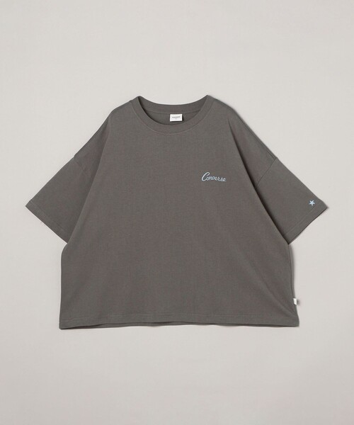 CONVERSE(コンバース)の「【WEB限定】CONVERSE シューズプリントTシャツ(Tシャツ/カットソー・レディース・オフホワイト/ダークグレー/その他1/その他2・M/L)」の4枚目の写真