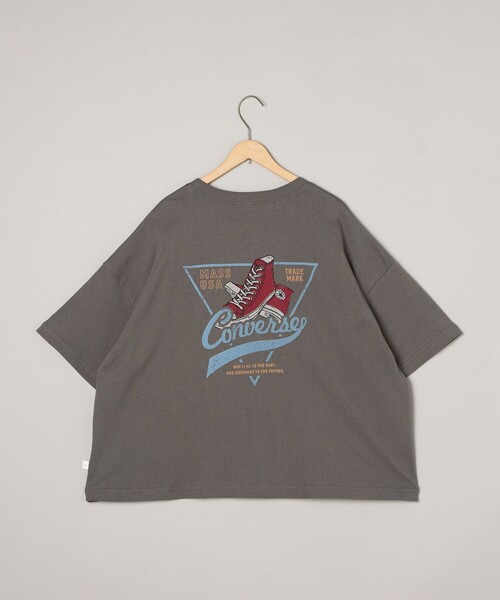 CONVERSE(コンバース)の「【WEB限定】CONVERSE シューズプリントTシャツ(Tシャツ/カットソー・レディース・オフホワイト/ダークグレー/その他1/その他2・M/L)」の13枚目の写真