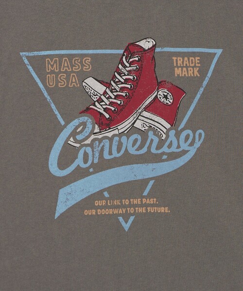 CONVERSE(コンバース)の「【WEB限定】CONVERSE シューズプリントTシャツ(Tシャツ/カットソー・レディース・オフホワイト/ダークグレー/その他1/その他2・M/L)」の14枚目の写真