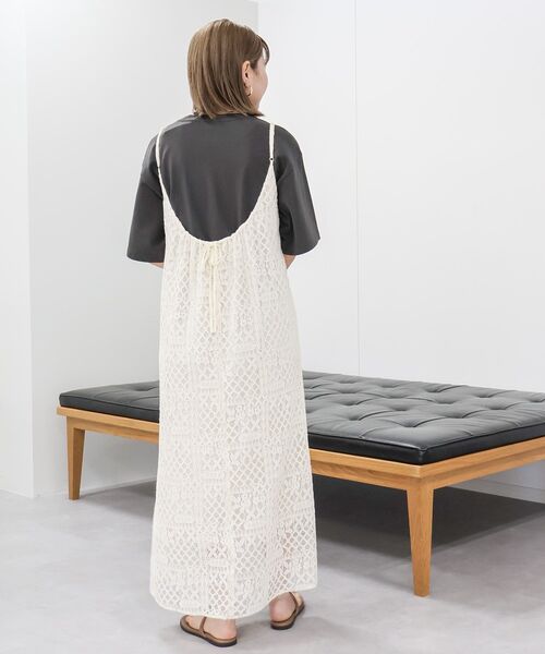 AMERICAN HOLIC（アメリカンホリック）の「レースキャミロングワンピース（ワンピース・レディース・アイボリー/ブラック・M/L）」の22枚目の写真