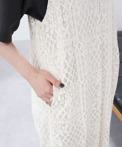 AMERICAN HOLIC（アメリカンホリック）の「レースキャミロングワンピース（ワンピース・レディース・アイボリー/ブラック・M/L）」の21枚目の写真