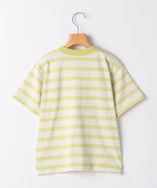 SHIPS(シップス)の「【SHIPS KIDS別注】RUSSELL ATHLETIC:140~160cm /ボーダーTEE(Tシャツ/カットソー・キッズ・グリーン/イエロー・140/150/160)」の3枚目の写真